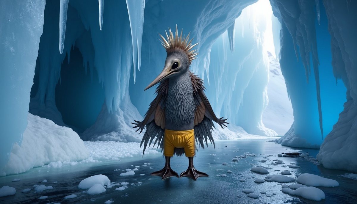 Avian, colour render of the species plate