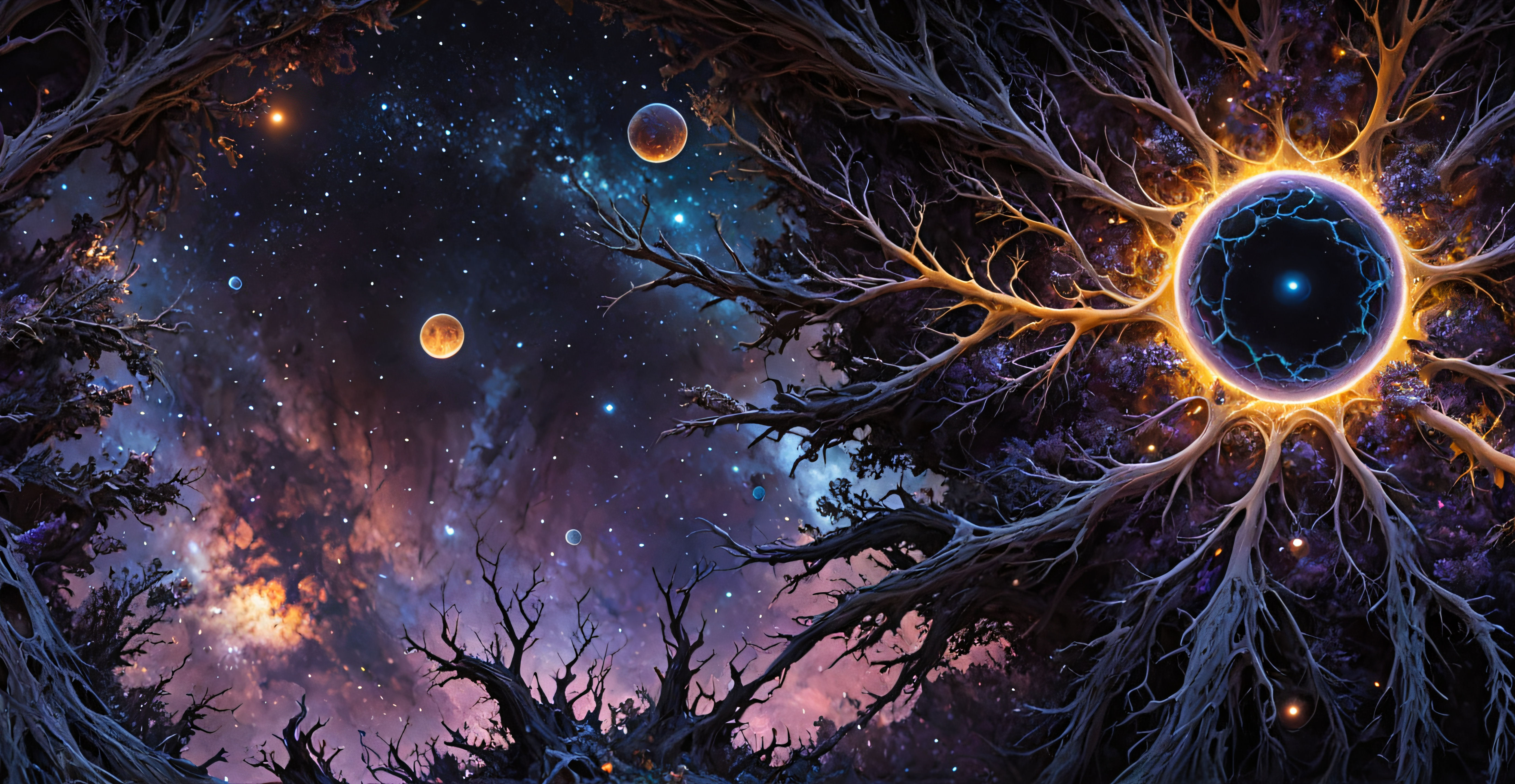 Fractal neurons and cosmic structures