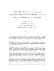First page of The Four-Model Theory of Consciousness